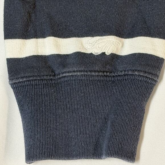 Tommy Hilfiger Women's Navy Blue Striped Sweater Size Large - Picture 6 of 10